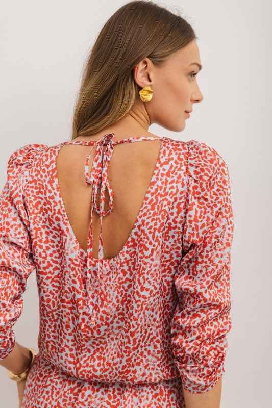 Red Leopard Print Long Sleeve Hollowed Back Dress 24264482_79c0f678-e64e-4838-996a-604957cf1842