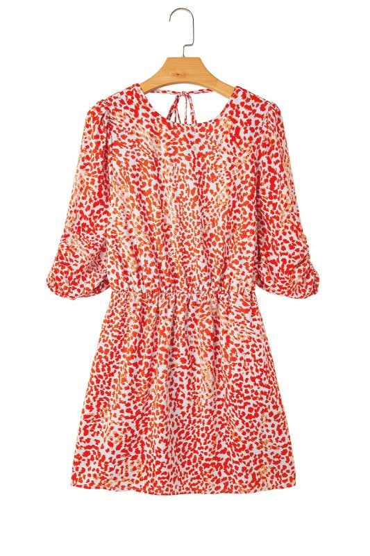 Red Leopard Print Long Sleeve Hollowed Back Dress 24264482_a2b51e2a-d304-47ac-b3b1-bc1b6e14be89
