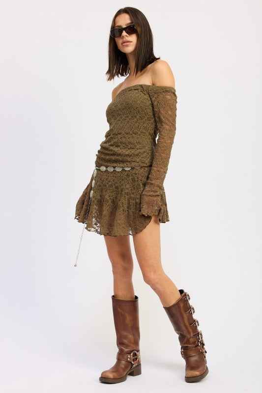OFF SHOULDER LACE MINI DRESS 24268857_a766098e-791d-450b-9253-02db189bba60