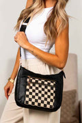 Ashley Mixed Media Crossbody Black Check OneSize 24279349_db556ce4-f174-4925-86fb-1f3c42adab22