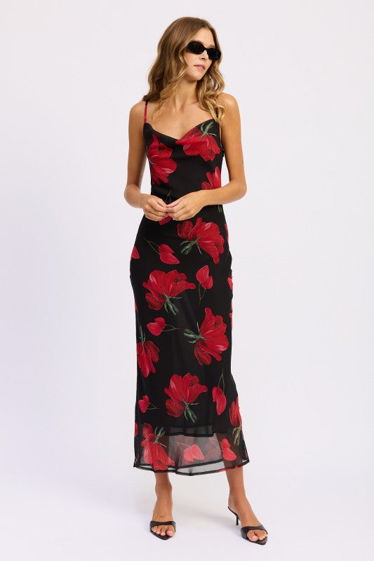 Floral printed cowl neck maxi dress 24310984_ae221538-6bdb-4bf4-a819-e9cfe1ca1104