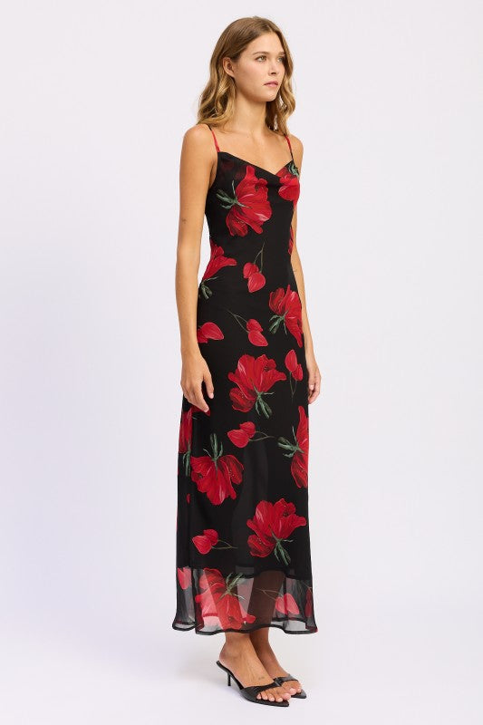 Floral printed cowl neck maxi dress 24310984_e0a91a7f-b883-4981-8a68-8d3752cc4a83
