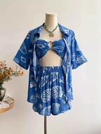 Seashell Print 3-Piece Summer Set Royal Blue 24331104-9032-434e-89af-74df46bd6eae-Max-Origin