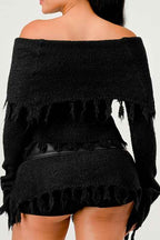 Off-Shoulder Knit Set with Faux Leather Mini Skirt 24351169_fa9be688-5ab5-4b97-8664-b0f99a9e1395