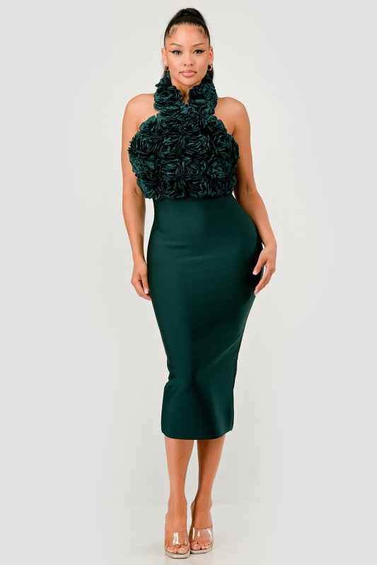 Rose Applique Halter Midi Dress HUNTER 24399198_a1f850d5-eee2-4cf7-96c4-4bb94dee2656