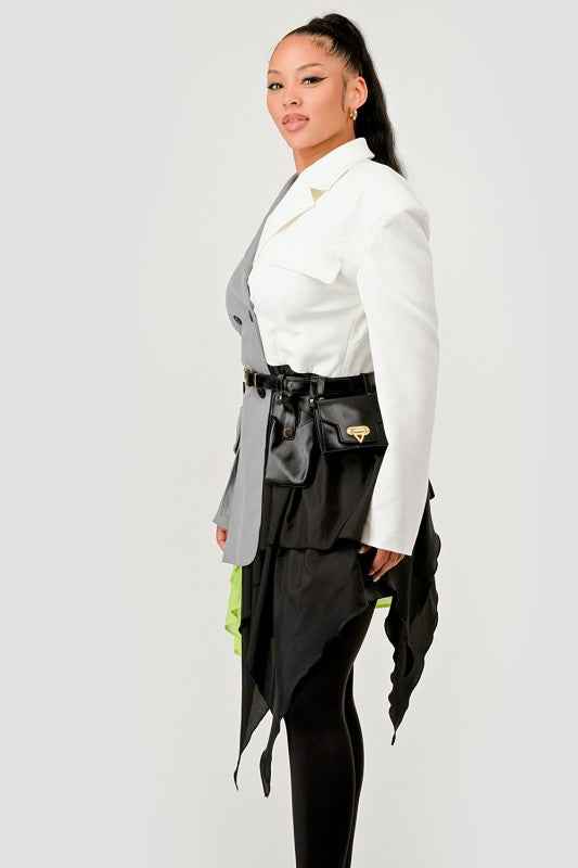 Colorblock Blazer with Layered Skirt Detail 24399202_07deb782-2415-46af-9b2a-86abfad89c19