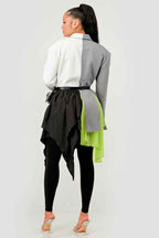 Colorblock Blazer with Layered Skirt Detail 24399202_83c5af05-3fbc-472c-b916-2fa3451f8f8a