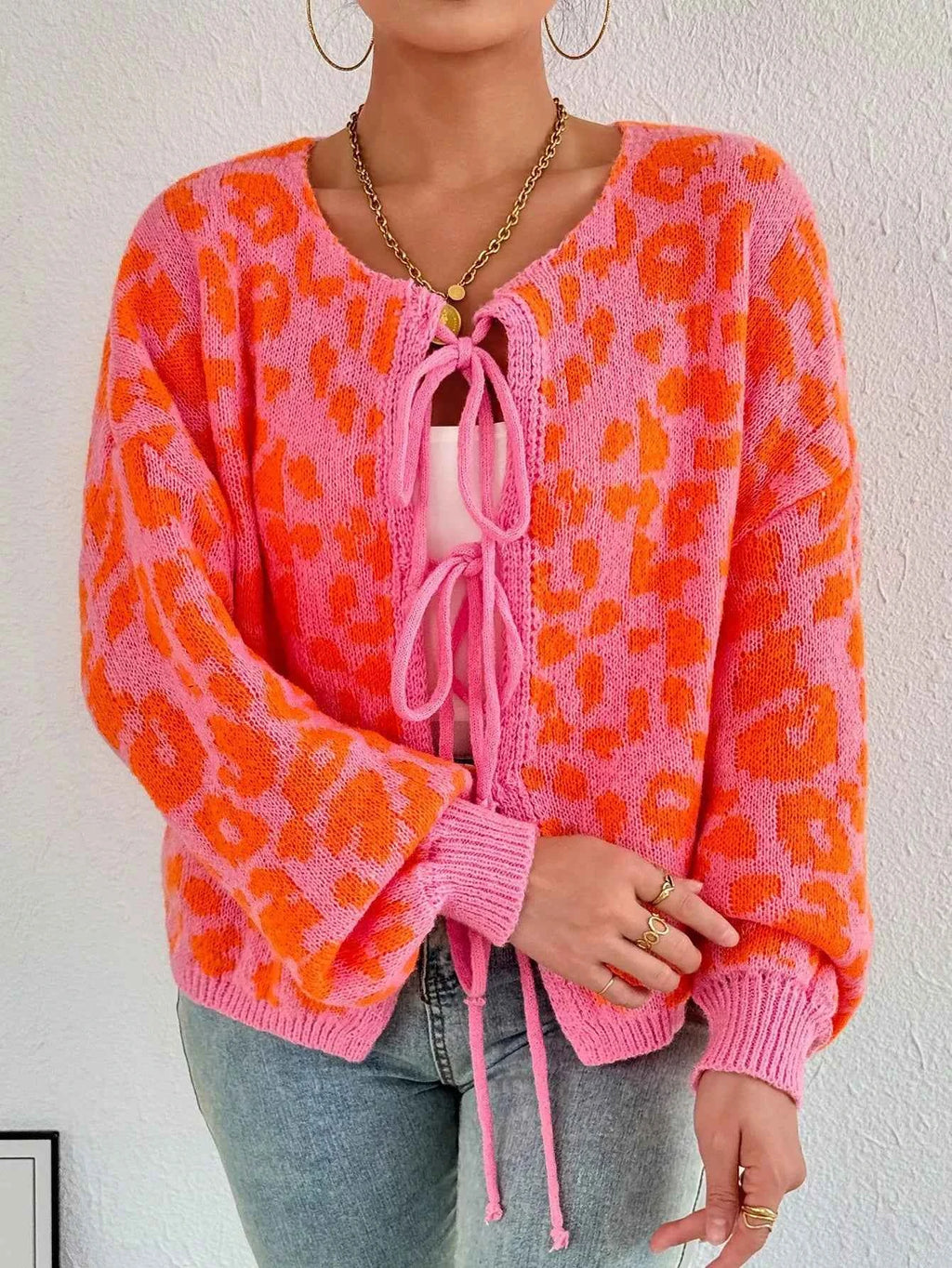 Leopard Tie Front Cardigan 2443b61e-6bb7-4167-879b-22362837c073-Max-Origin