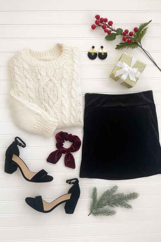 The Scarlett Black Velvet Skirt 24458088_0ebc3e1e-9f6f-4149-b283-ccedf5a04f1f