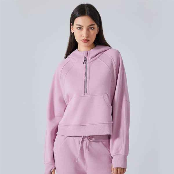 Well-in Vogue CozyForm Half-Zip Hoodie pink 24530292_47ccb62e-f2b2-4a9b-b67f-b22c45e064b2