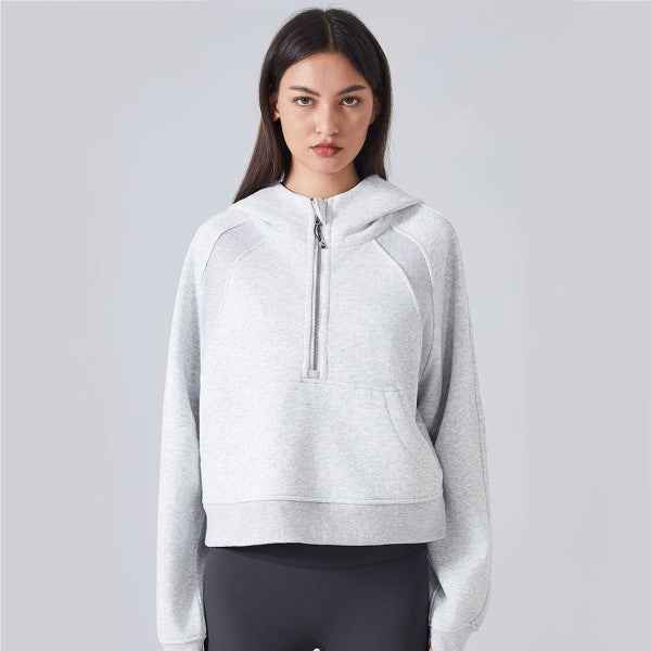 Well-in Vogue CozyForm Half-Zip Hoodie Gray 24530292_96ca10ae-5d96-437a-af6f-9d7302e9c133
