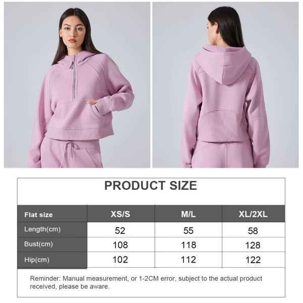 Well-in Vogue CozyForm Half-Zip Hoodie 24530292_adf64566-7975-421e-b42f-3ed5b65be92f