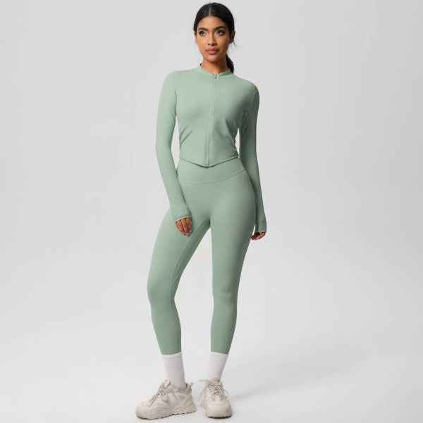 Well-in Vogue Velocity Zip Jacket Set Light Green 24530302_6c546888-296c-49a9-bdc6-b55c863cdd25