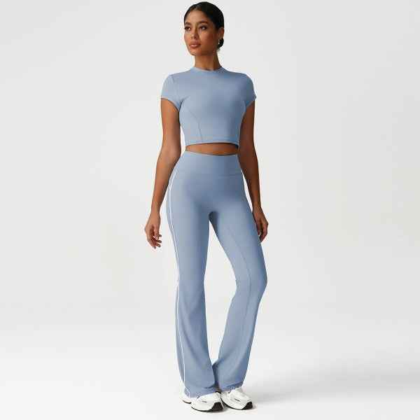 Well-in Vogue Flared Seamless Set Blue L 24530309_305f9924-100b-4251-b592-c415fa0142b1
