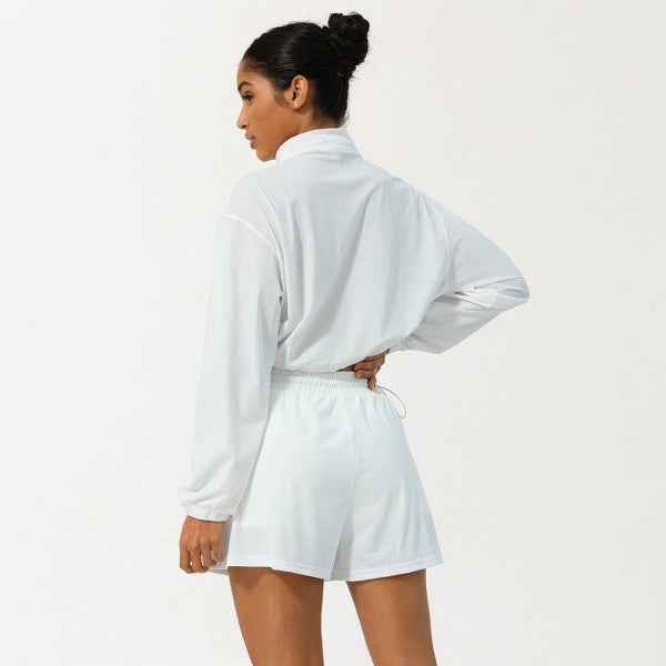Well-in Vogue Momentum Half-Zip Shorts Set 24530330_03553869-0b36-4451-95e2-1dbc3facf434