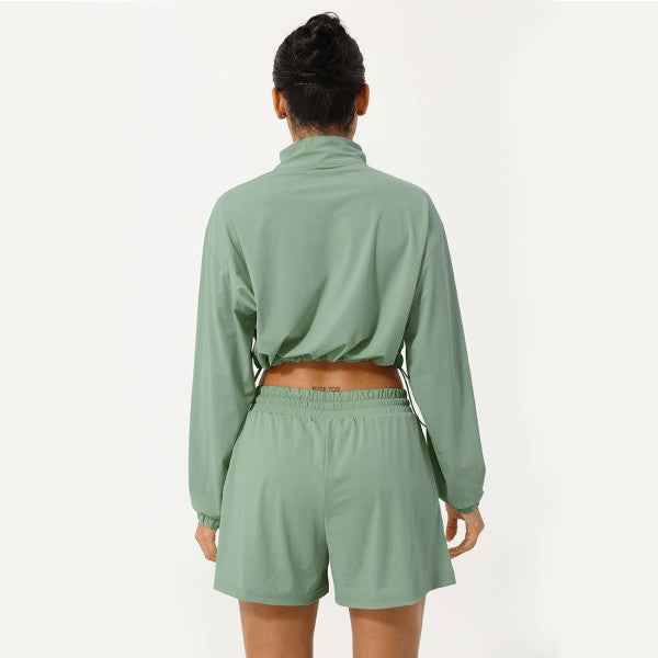 Well-in Vogue Momentum Half-Zip Shorts Set 24530330_06ca10e6-13c7-4aea-9fff-9b44b4e83db9