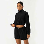Well-in Vogue Momentum Half-Zip Shorts Set Black 24530330_e97700a0-e1cd-4058-b298-cad716cef3da