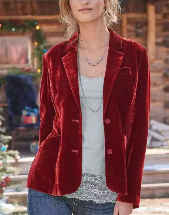 Velvet Blazer 24530591_205d2b3b-3b4c-4276-8736-ba64d8836570