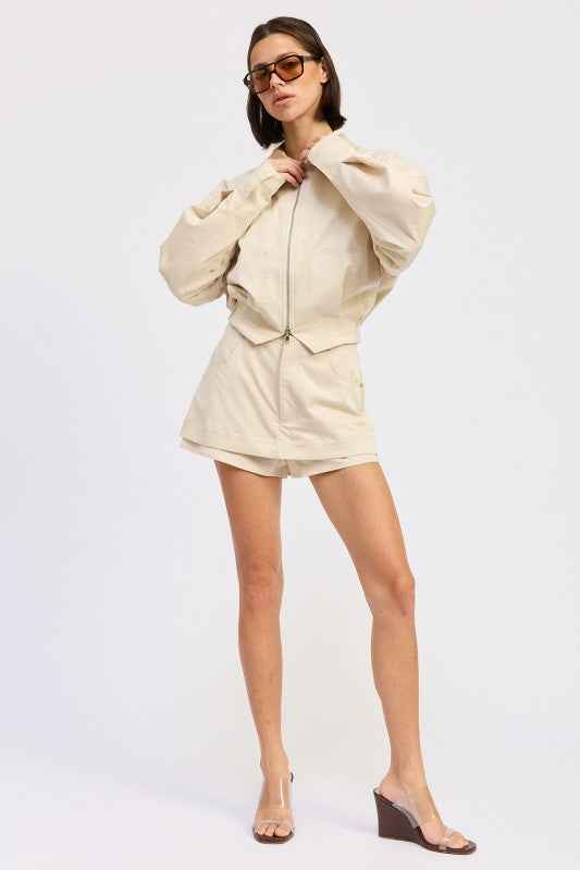 OVERSIZED LONG SLEEVE COLLARED JACKET 24570899_19513193-c750-4aa6-adbe-4b993b48719d