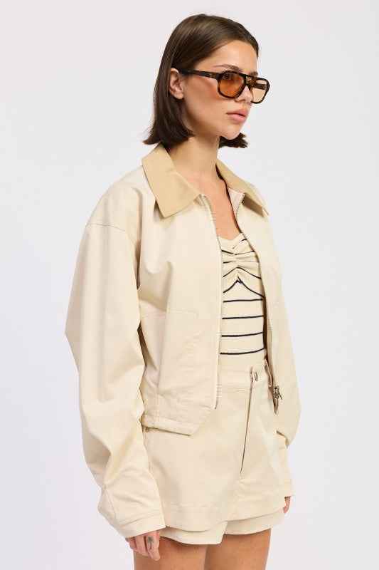 OVERSIZED LONG SLEEVE COLLARED JACKET 24570899_1ccc51d3-f082-4e7d-a964-80b36b790813