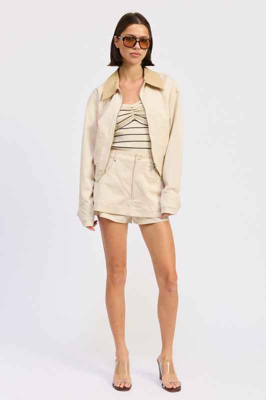 OVERSIZED LONG SLEEVE COLLARED JACKET 24570899_ebf7a137-9c4d-44a6-8823-8c3693dffe82