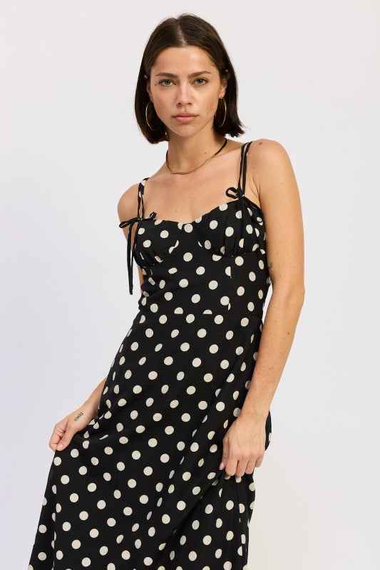MAXI POLKA DOT STRAP BUSTIER DRESS SINGLE UNIT 24571087_3e0947b8-2298-4262-a119-f4b93a168f79