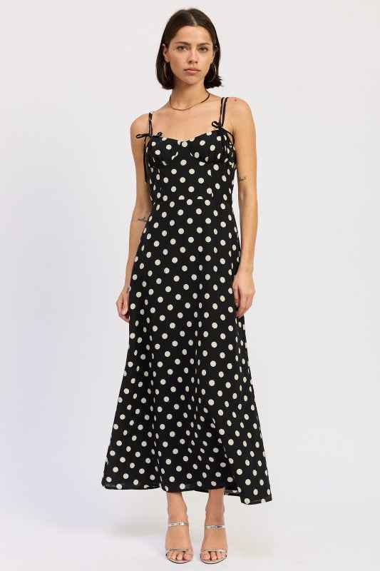 MAXI POLKA DOT STRAP BUSTIER DRESS SINGLE UNIT 24571087_6919fdbf-4a96-4253-ba31-e8d2e13c08eb