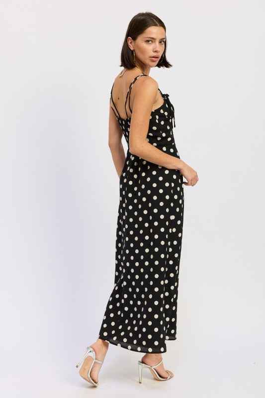 MAXI POLKA DOT STRAP BUSTIER DRESS SINGLE UNIT 24571087_7f45a593-b9ed-4b7e-9387-64597c0a2d63