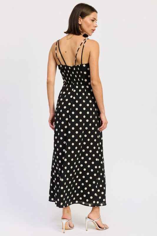 MAXI POLKA DOT STRAP BUSTIER DRESS SINGLE UNIT 24571087_89cf033b-c183-486b-9a23-fe47dc71f743