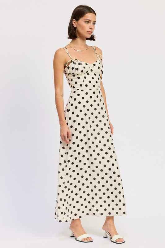 MAXI POLKA DOT STRAP BUSTIER DRESS SINGLE UNIT 24571087_9035deb9-6736-4329-937a-dd1c3f77a605