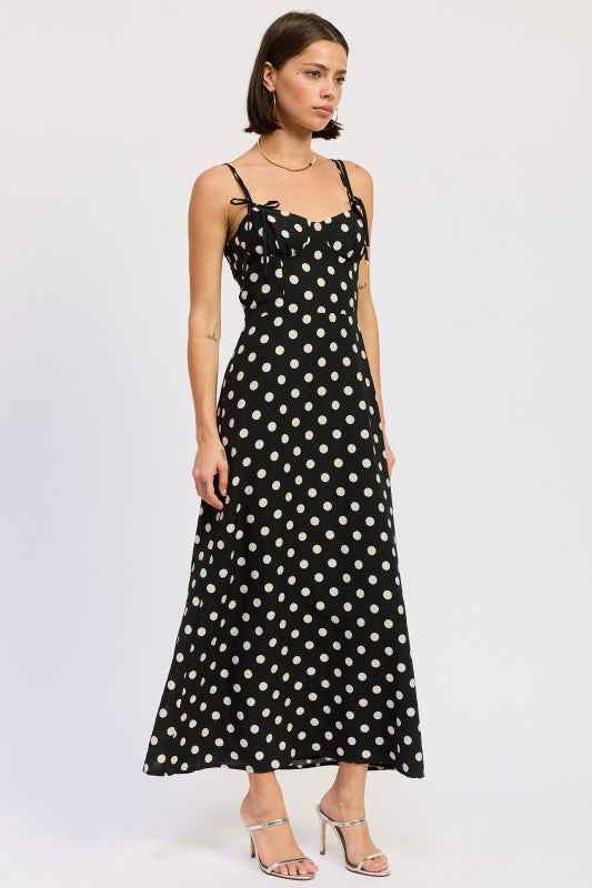 MAXI POLKA DOT STRAP BUSTIER DRESS SINGLE UNIT 24571087_92045d1e-684b-49aa-b170-0987481ff9ac