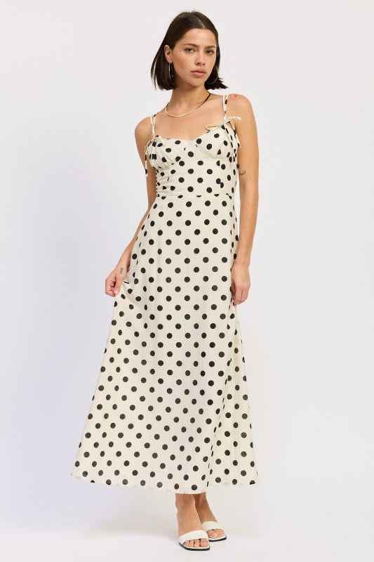 MAXI POLKA DOT STRAP BUSTIER DRESS SINGLE UNIT 24571087_98e2d85b-4221-4866-89d2-c9cef83d5e89