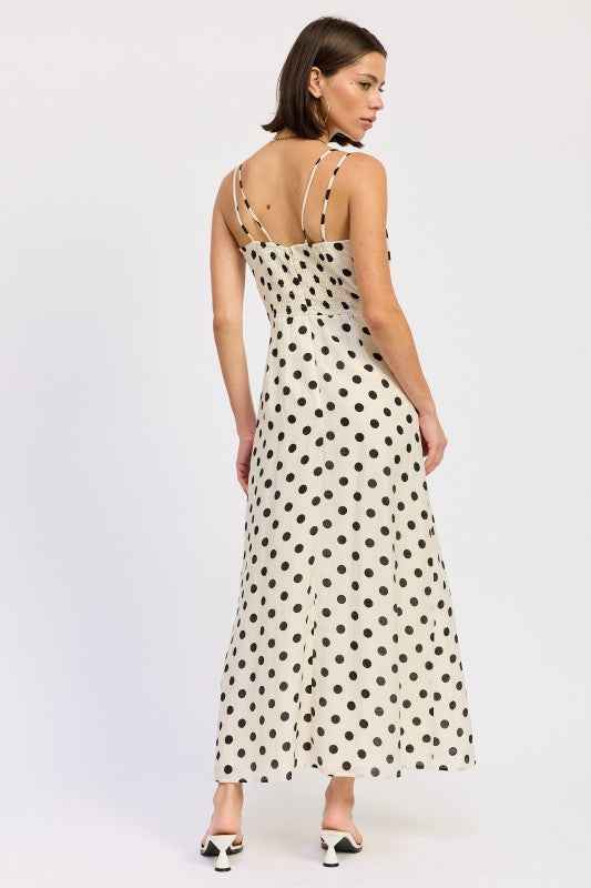 MAXI POLKA DOT STRAP BUSTIER DRESS SINGLE UNIT 24571087_e19d585a-4265-4ac8-ae59-8ae605ed5e67