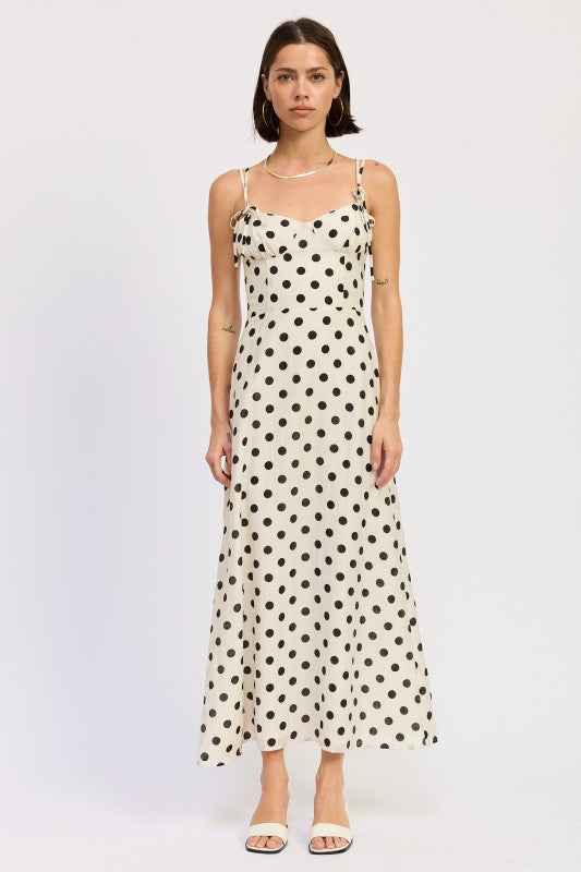 MAXI POLKA DOT STRAP BUSTIER DRESS SINGLE UNIT 24571087_f1f51ca3-b466-4890-a84f-ece3ccda0053