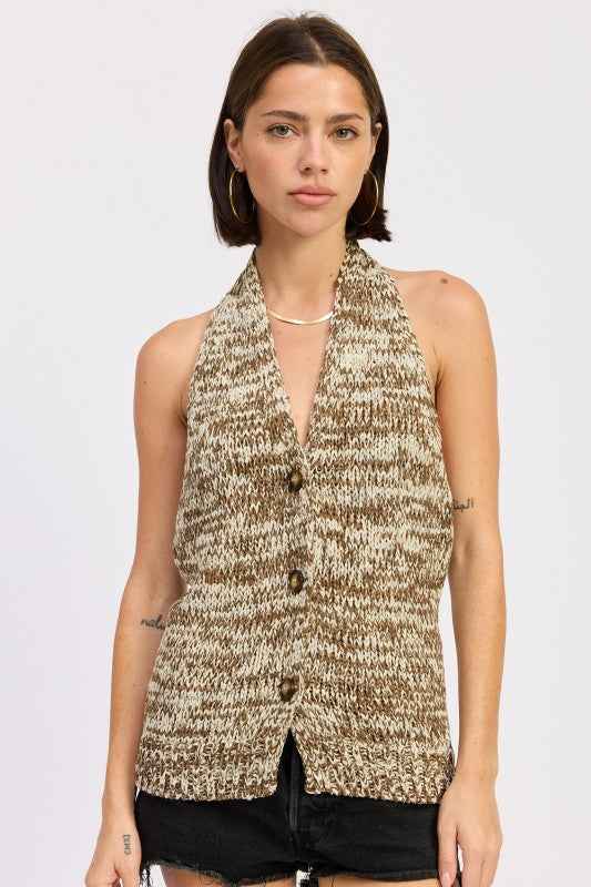 HLATER NECK BUTTON FRONT KNIT TOP TAUPE BROWN 24571089_3ecd76e3-ef88-4811-b9fa-b906df3aa1a4