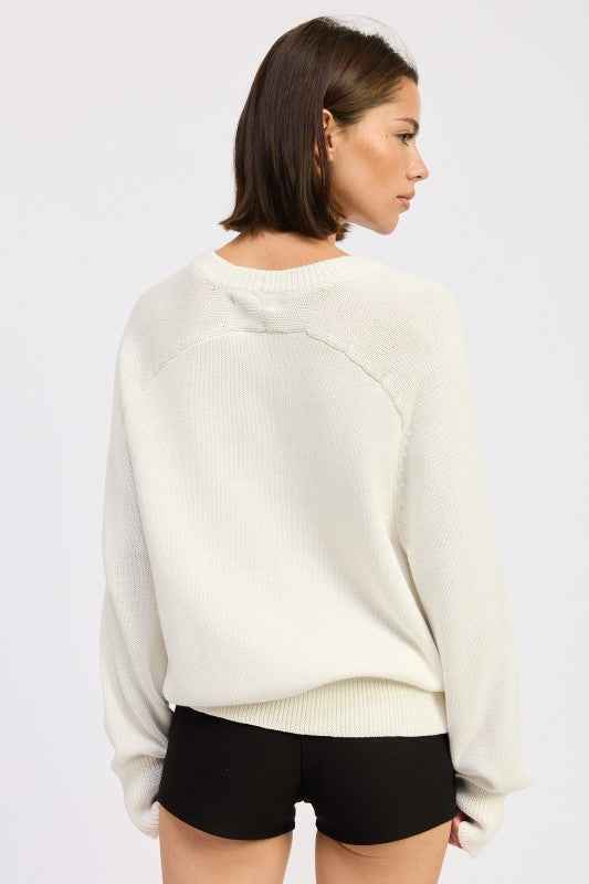 LONG SLEEVE KNITTED GRAPIC SARDINE SWEATER 24576864_f8535ac2-38f3-4395-aafb-013b442b748a