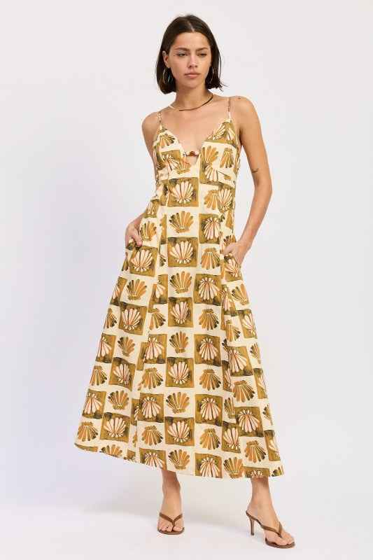 MAXI SHELL BEADED SLEEVELESS DRESS SHELL MULTI 24576865_44c0b11d-d402-45bc-a6b3-139028d0d442