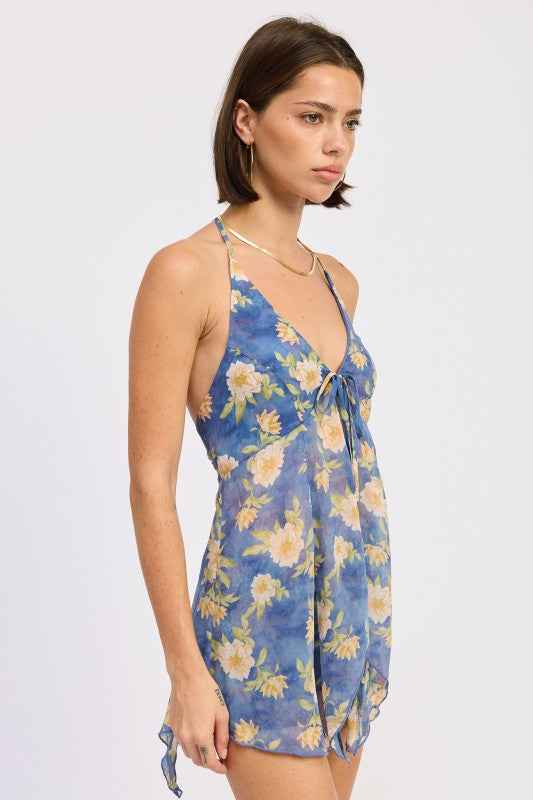 FRONT TIE HALTER FLORAL BUTTERFLY TOP 24577051_3822a5b6-c244-48ff-8ed7-de6549c7cbd8