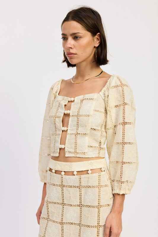 EMBROIDERED CROPPED TOP WITH BEAD FRONT 24577143_514ff499-d5d6-4a89-9b9d-cc68ffa0ab23