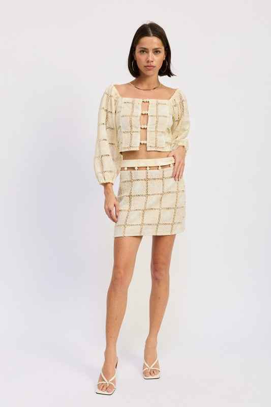 MINI EMBROIDERED BEADED SKIRT NATURAL 24577144_8f1476a0-12fc-4448-9b5b-724eca7bb08d