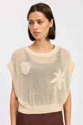 SLEEVELESS CROCHET PATCHED TOP NATURAL 24577339_32488105-ecda-48f6-949b-4c0a2ad2de06