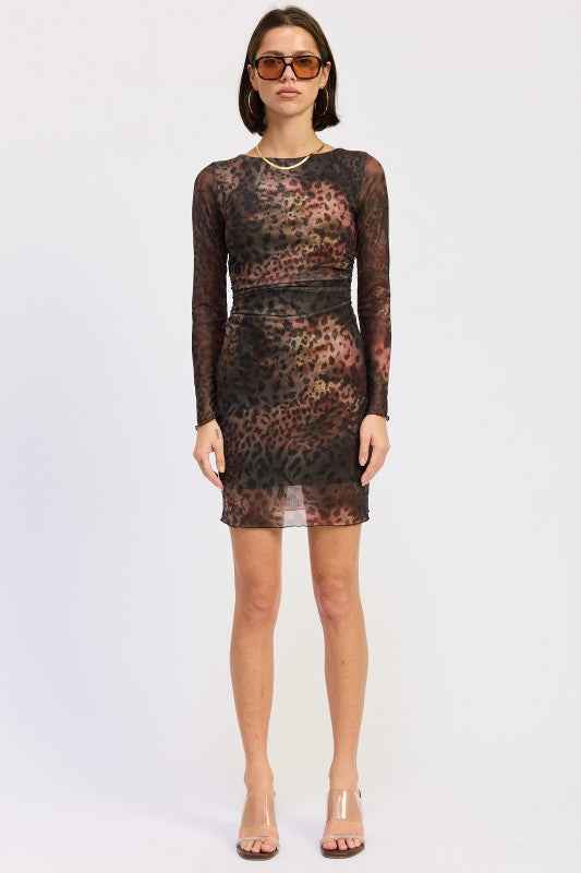 MINI OPEN BACK MESH ANIMAL PRINT DRESS 24577376_67100c7c-90fa-4a5b-ac83-b966e619c8f0