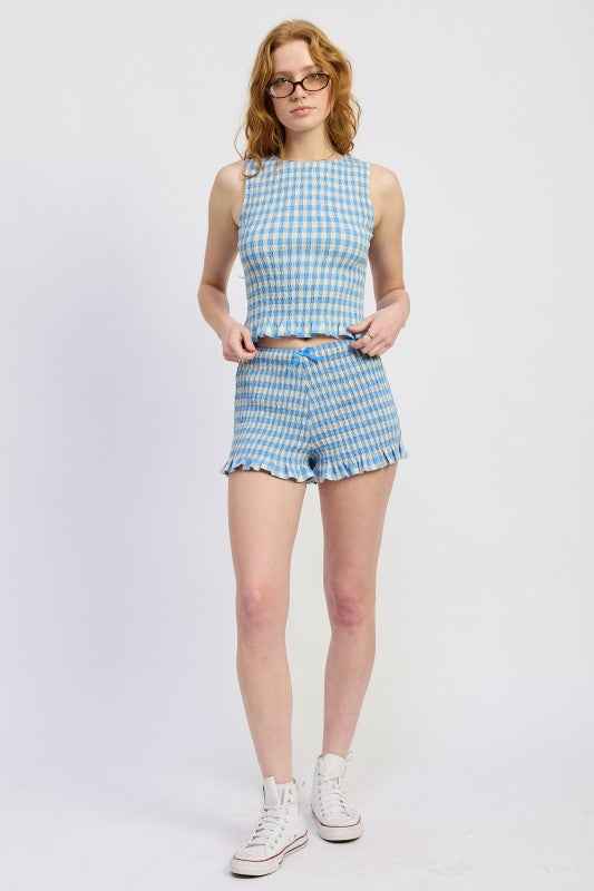 LETTUCE HEM SMOCKED TOP 24610057_2e0c0fbc-c766-45c7-9b8d-43876b9d9e38