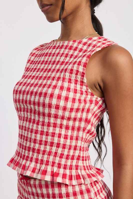 LETTUCE HEM SMOCKED TOP 24610057_2f32e08e-3164-4404-b365-037895254f87