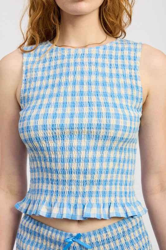 LETTUCE HEM SMOCKED TOP 24610057_aa6afeb0-73b7-4d2d-a6e9-a997e4d77a83