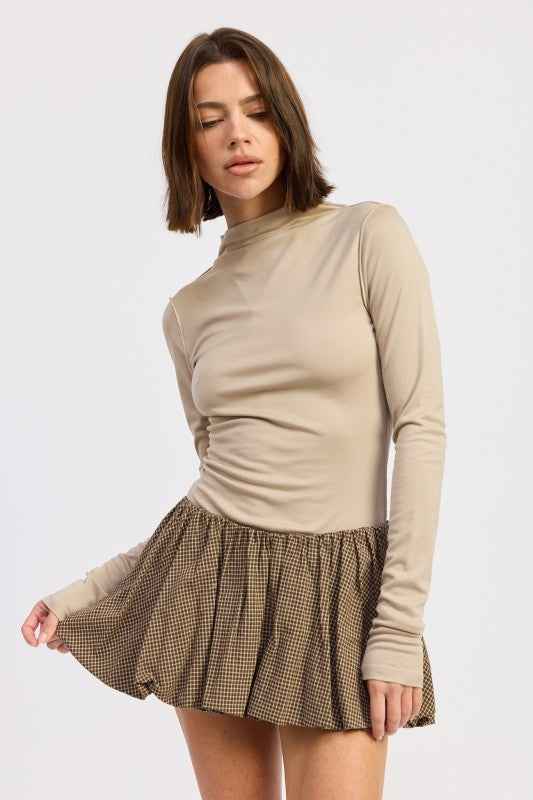 MOCK NECK LONG SLEEVE JERSEY TOP 24610059_91eadaa7-4de6-4259-81fa-de2eaf63e98f