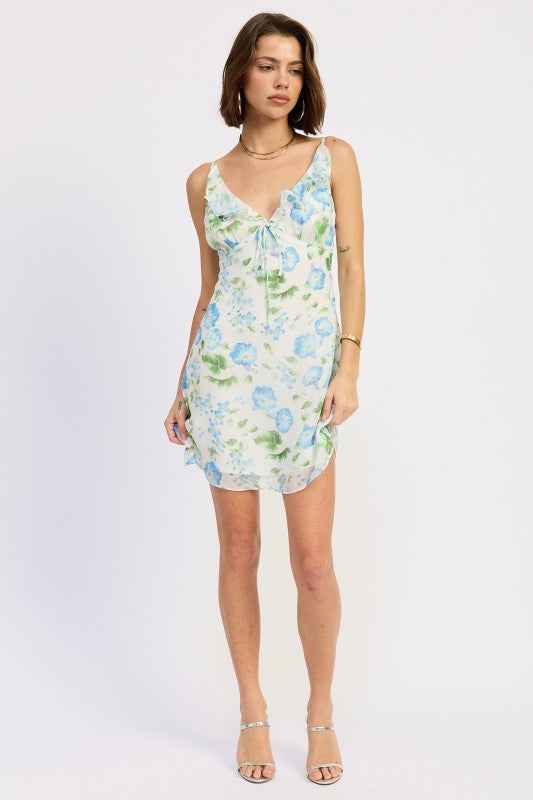 V NECK CHIFFON MINI DRESS WITH RUFFLE DETAIL 24610584_a5d261b6-b3ab-414d-936a-4ebedfcf025a