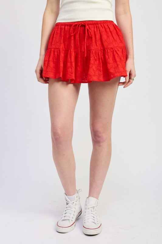 RUFFLE MINI SKORT WITH EYELET EMBROIDERY 24610588_bb793c2a-9b5b-40b9-ba61-5dbbefe7481c