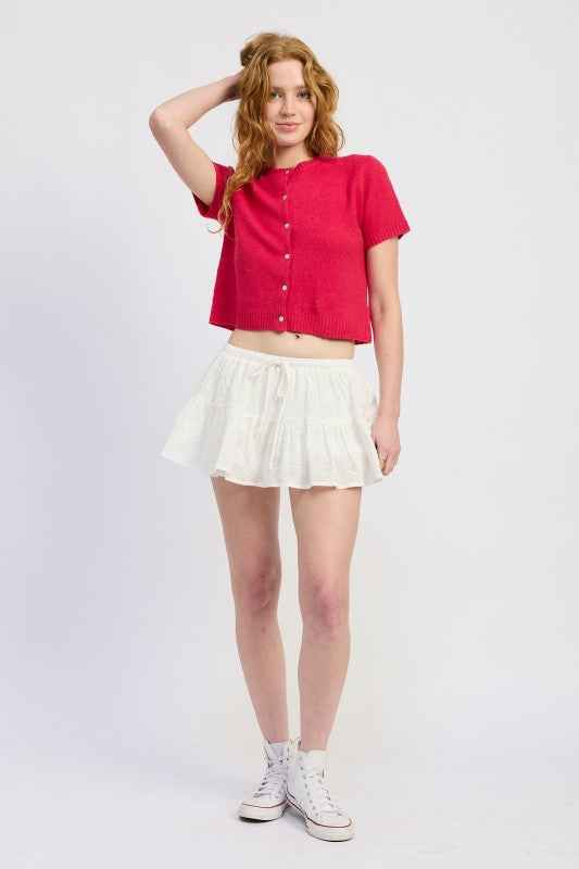 RUFFLE MINI SKORT WITH EYELET EMBROIDERY 24610588_c8935c7a-4fcf-48f7-bc84-40841a62ebe0