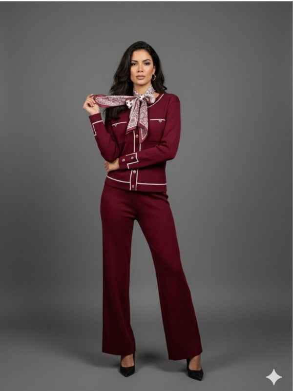 Knit Tailored Ensemble Cardigan & Wide Leg Pants 24650925_627c2c12-914e-440a-8ffd-ff84055eb1d3